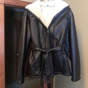 WARM Wilson’s leather coat